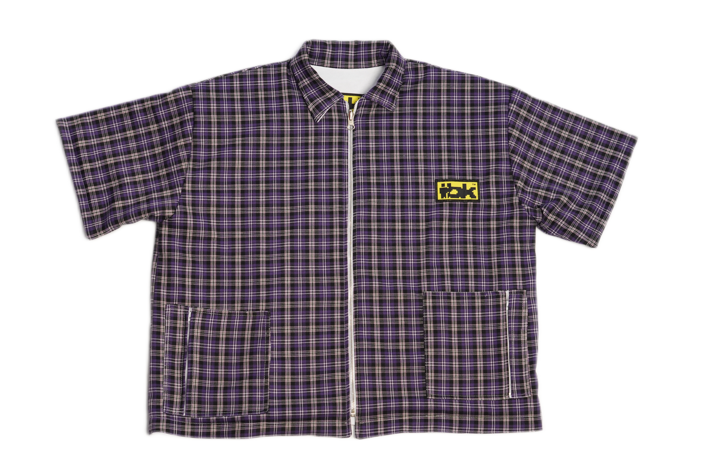 Double Face Zip-Up Shirt “Luxury Purple”